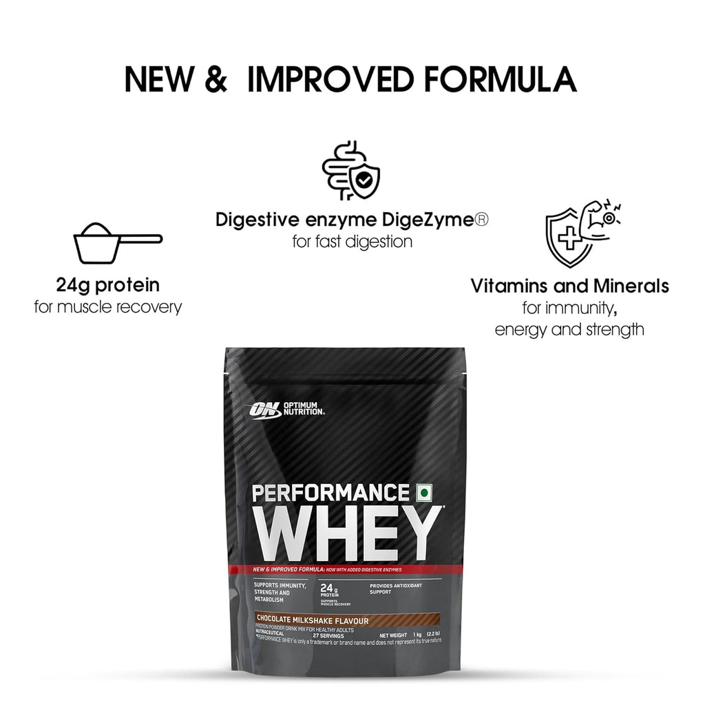 Performance Whey 1KG - Chocolate Milkshake