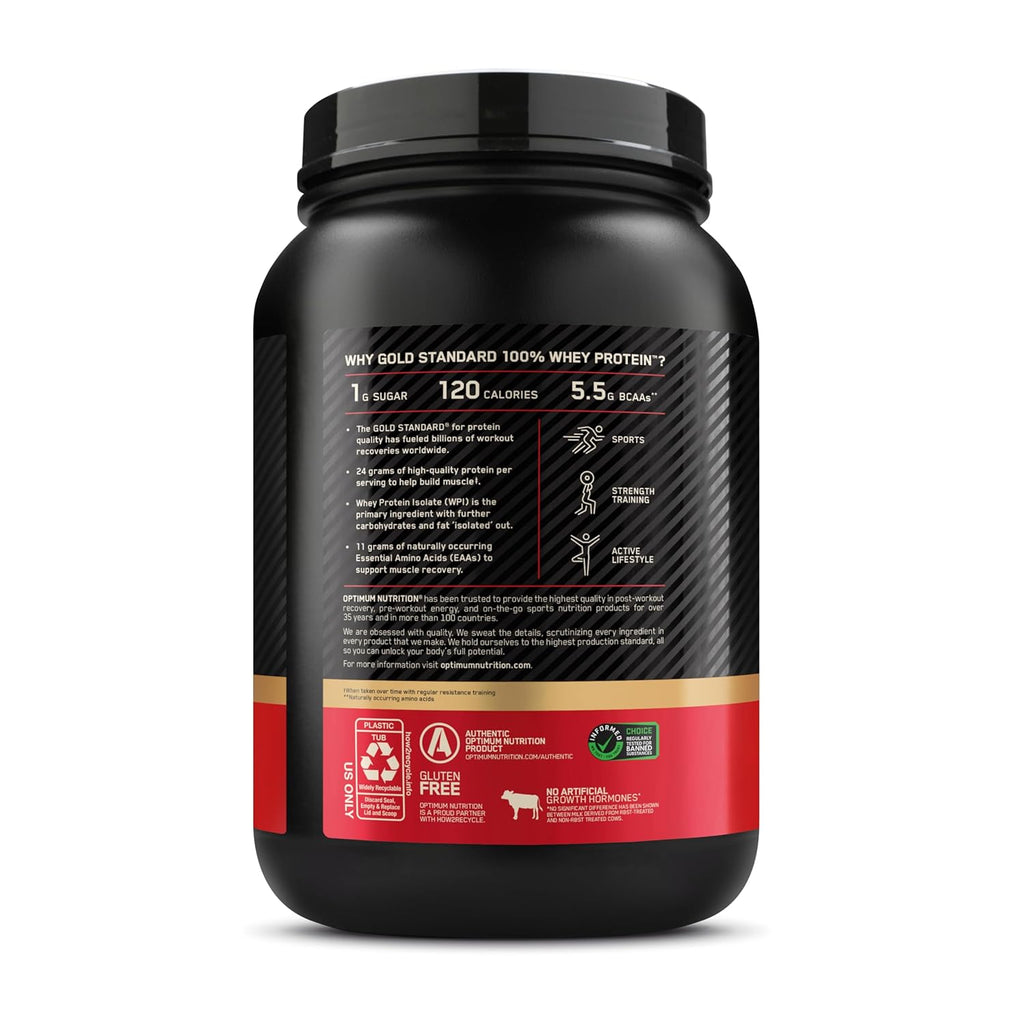 Gold Standard 100% Whey Protein 907g (2lbs) - Double Rich Chocolate