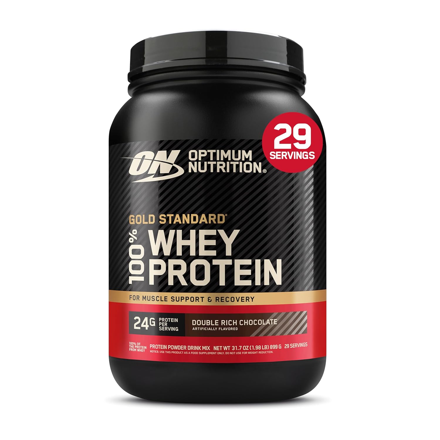 Gold Standard 100% Whey Protein 907g (2lbs) - Double Rich Chocolate